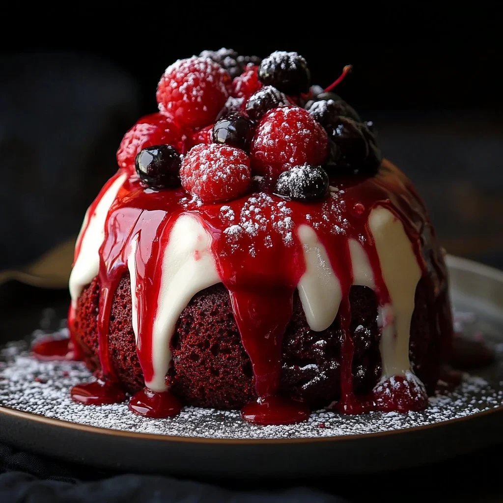 Red Velvet Lava Cake