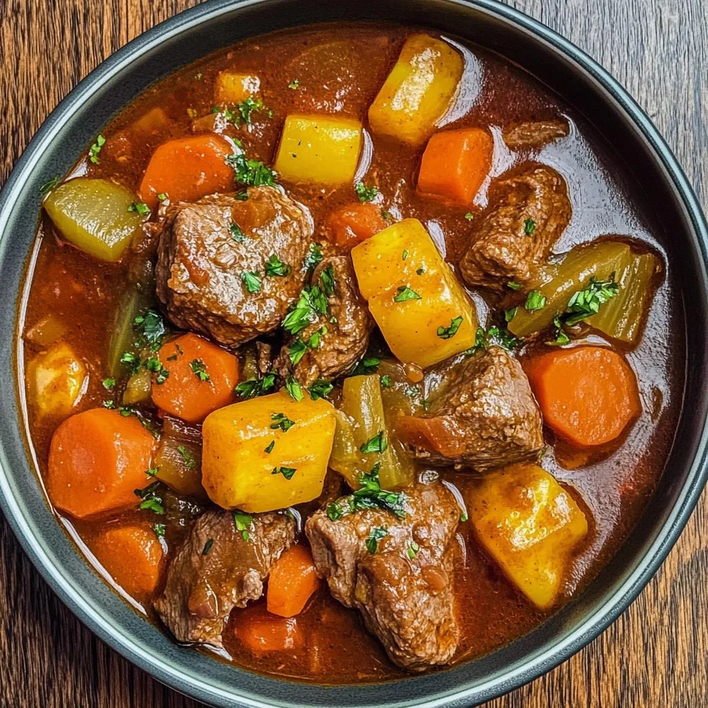 Crockpot Summer Beef Stew