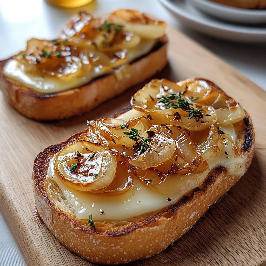 Caramelized Onion & Brie Toast on Sourdough: The Ultimate Amazing Recipe