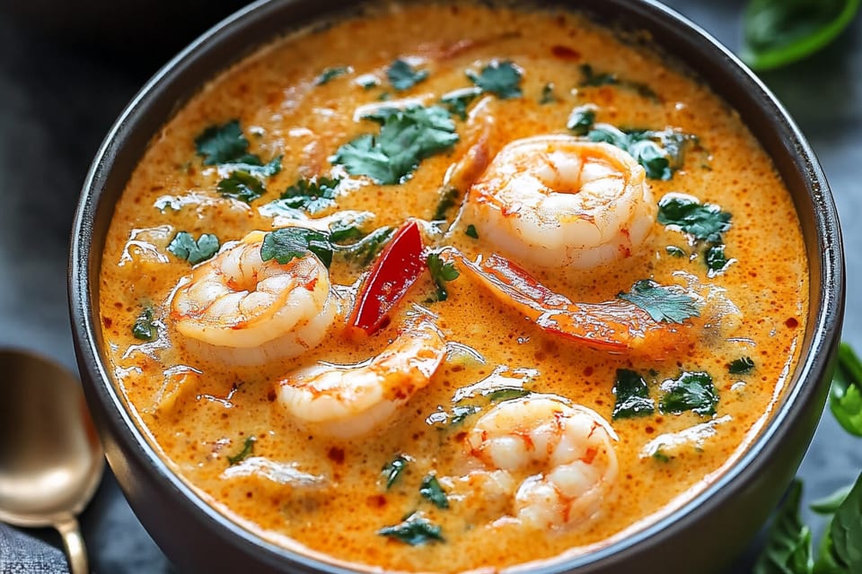 Creamy Thai Shrimp Coconut Curry Soup: An Amazing Ultimate Recipe