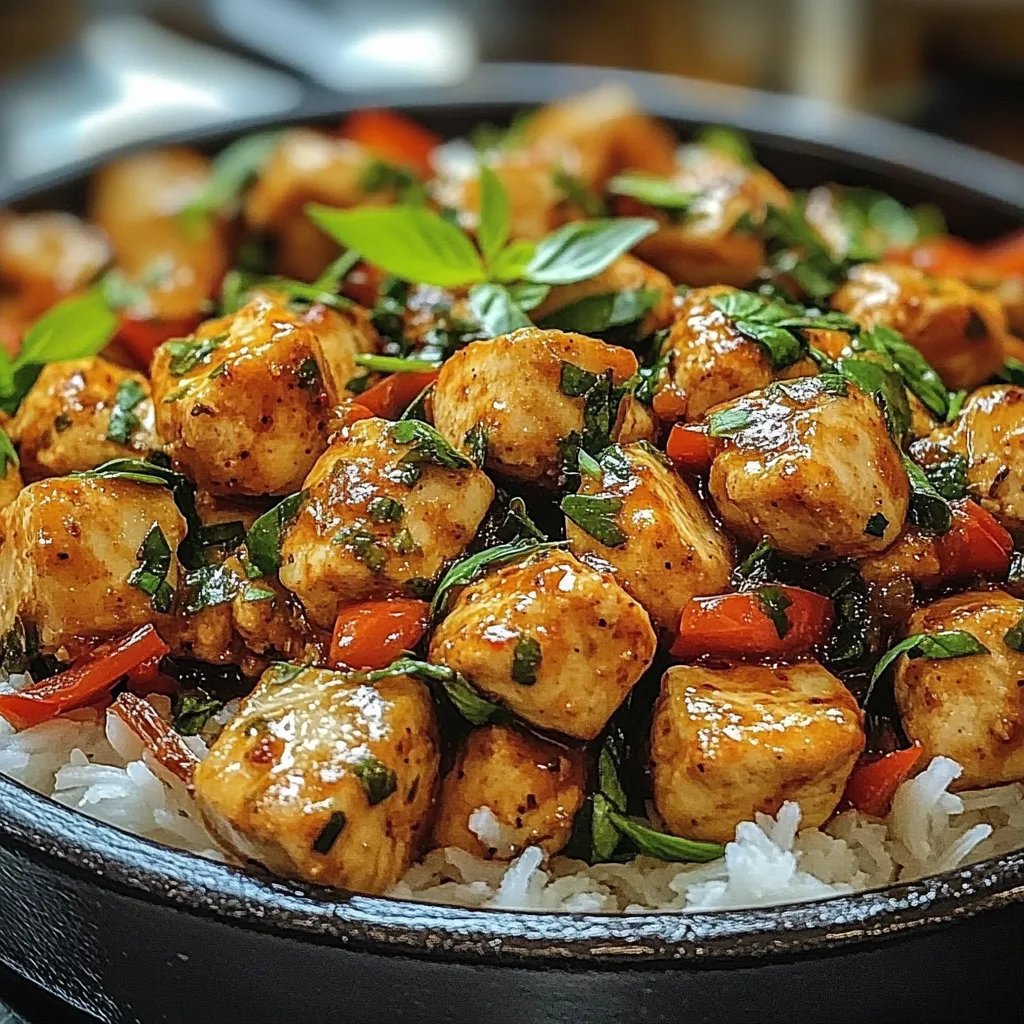 Flavorful Spiced Coconut Basil Chicken: An Amazing Ultimate Recipe