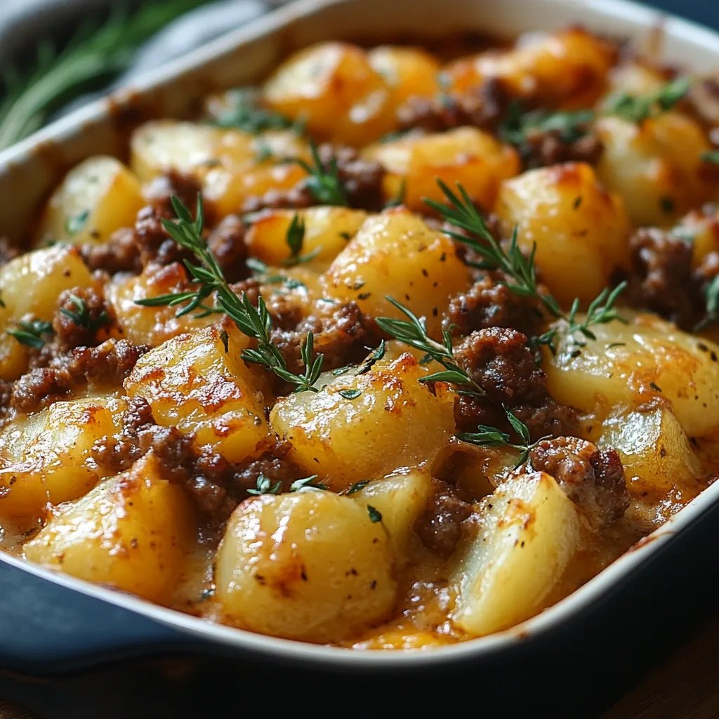 Cheesy Ground Beef & Potato Casserole: An Incredible Ultimate Recipe