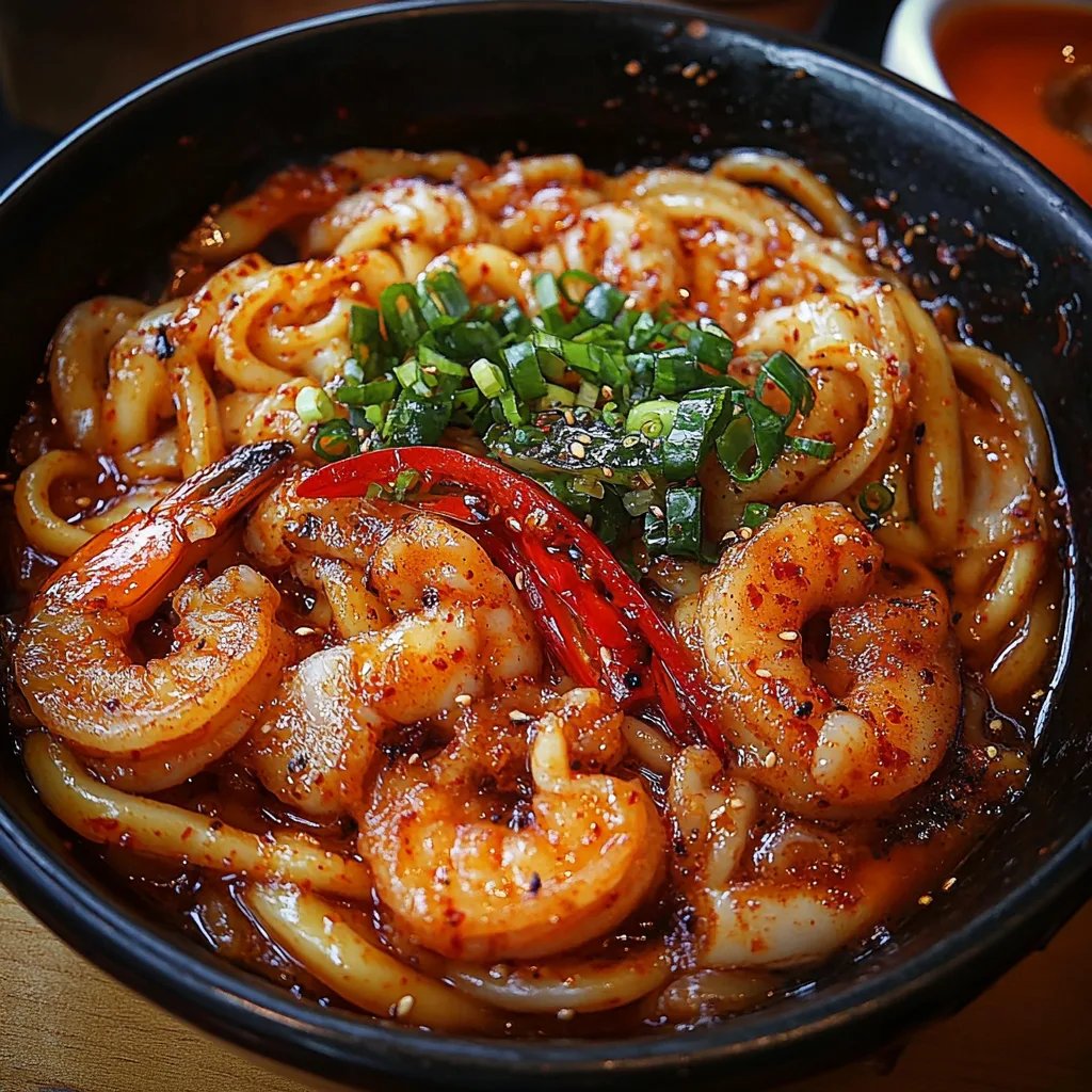 Korean Spicy Garlic Seafood Noodles: An Incredible Ultimate Recipe