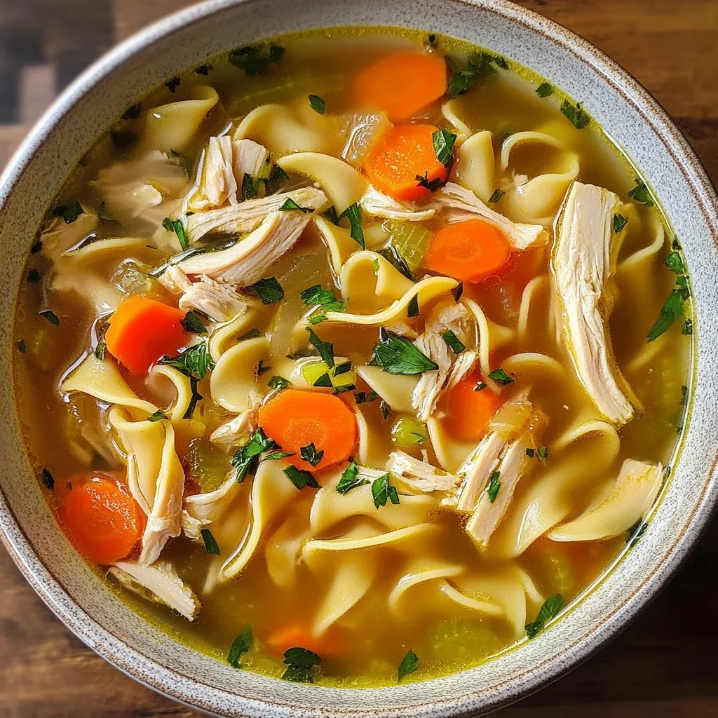 Homemade Chicken Noodle Soup in 30 Minutes