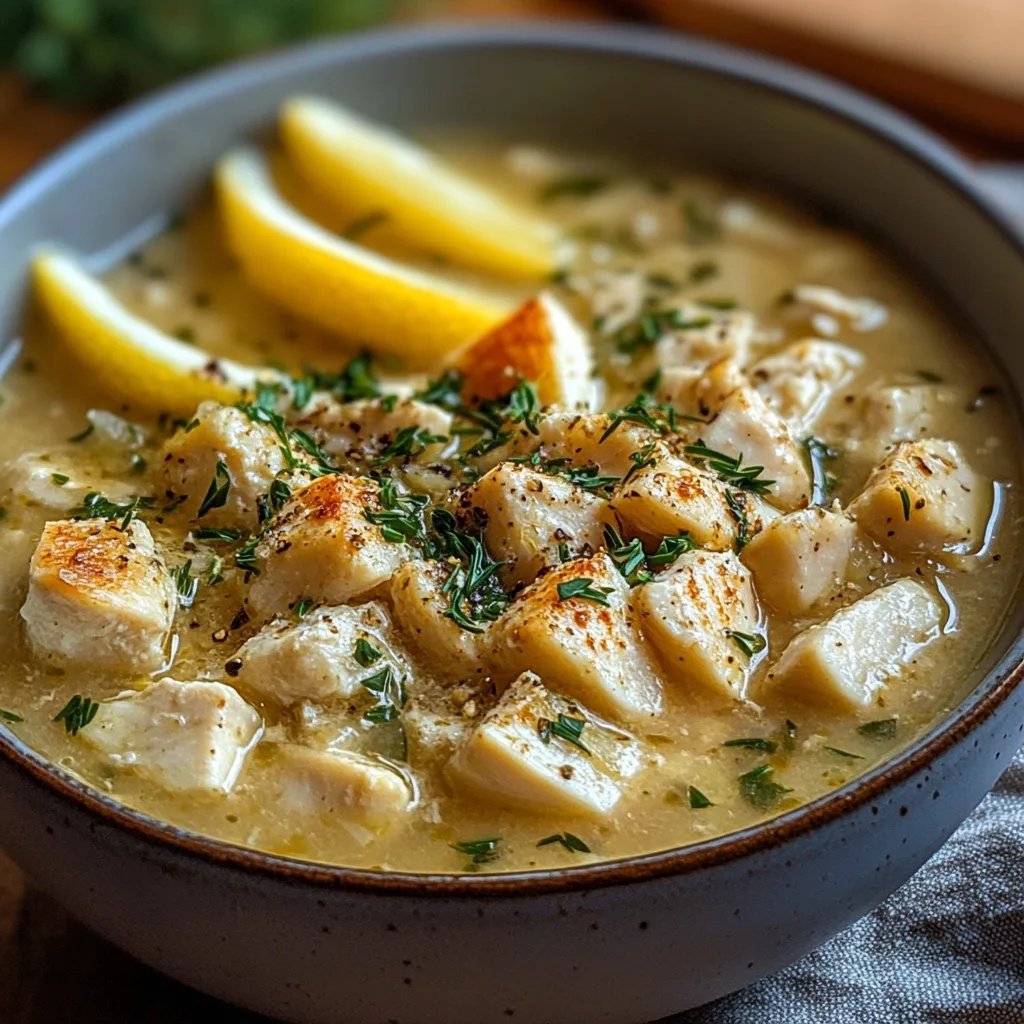 Mediterranean Lemon Chicken Soup: An Amazing Ultimate Recipe