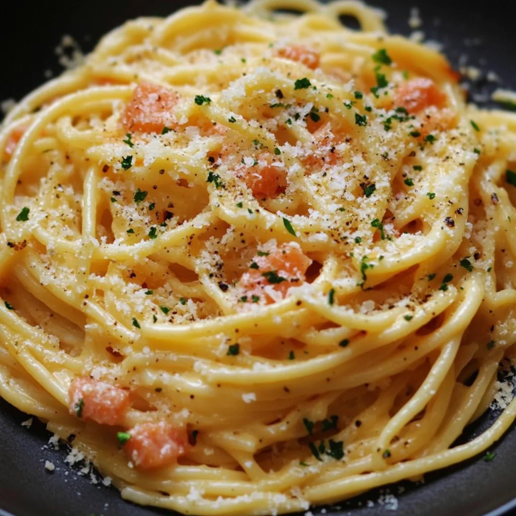 Smoked Salmon Carbonara