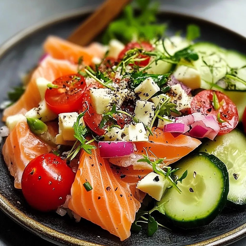 Smoked Salmon Salad