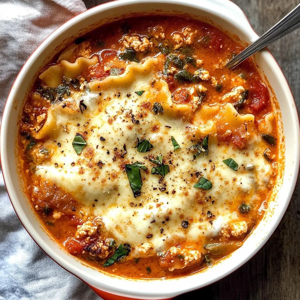 Creamy Lasagna Soup