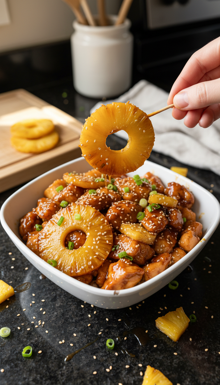 Pineapple Chicken Teriyaki Bowl