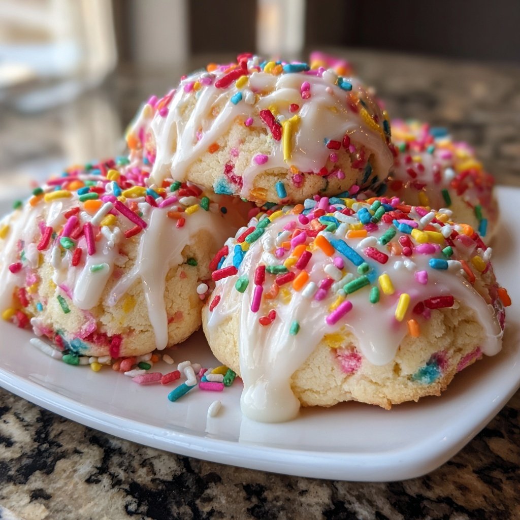 Birthday Cake Cookies