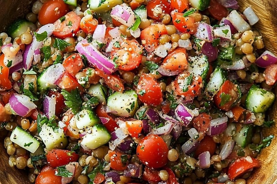 Mediterranean Lentil Salad: An Amazing Ultimate Recipe