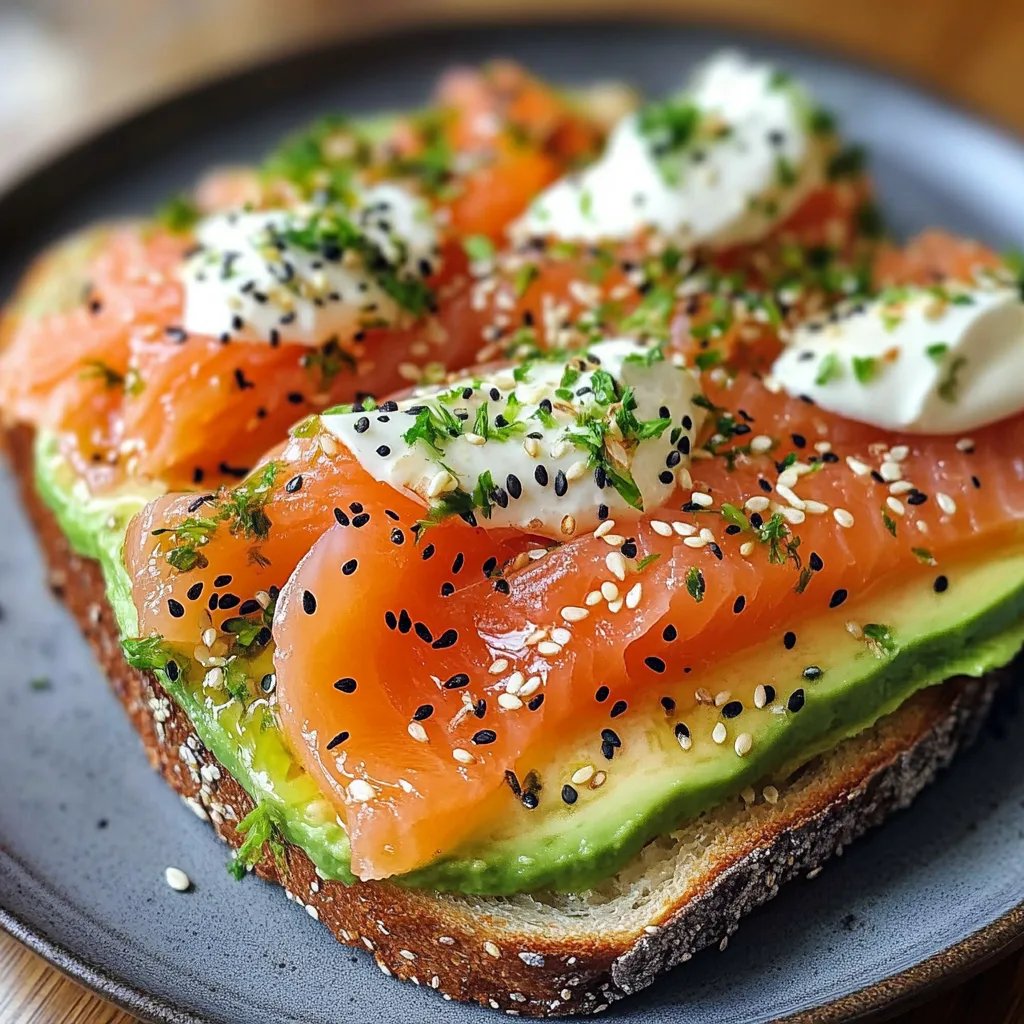 Smoked Salmon & Avocado Toast