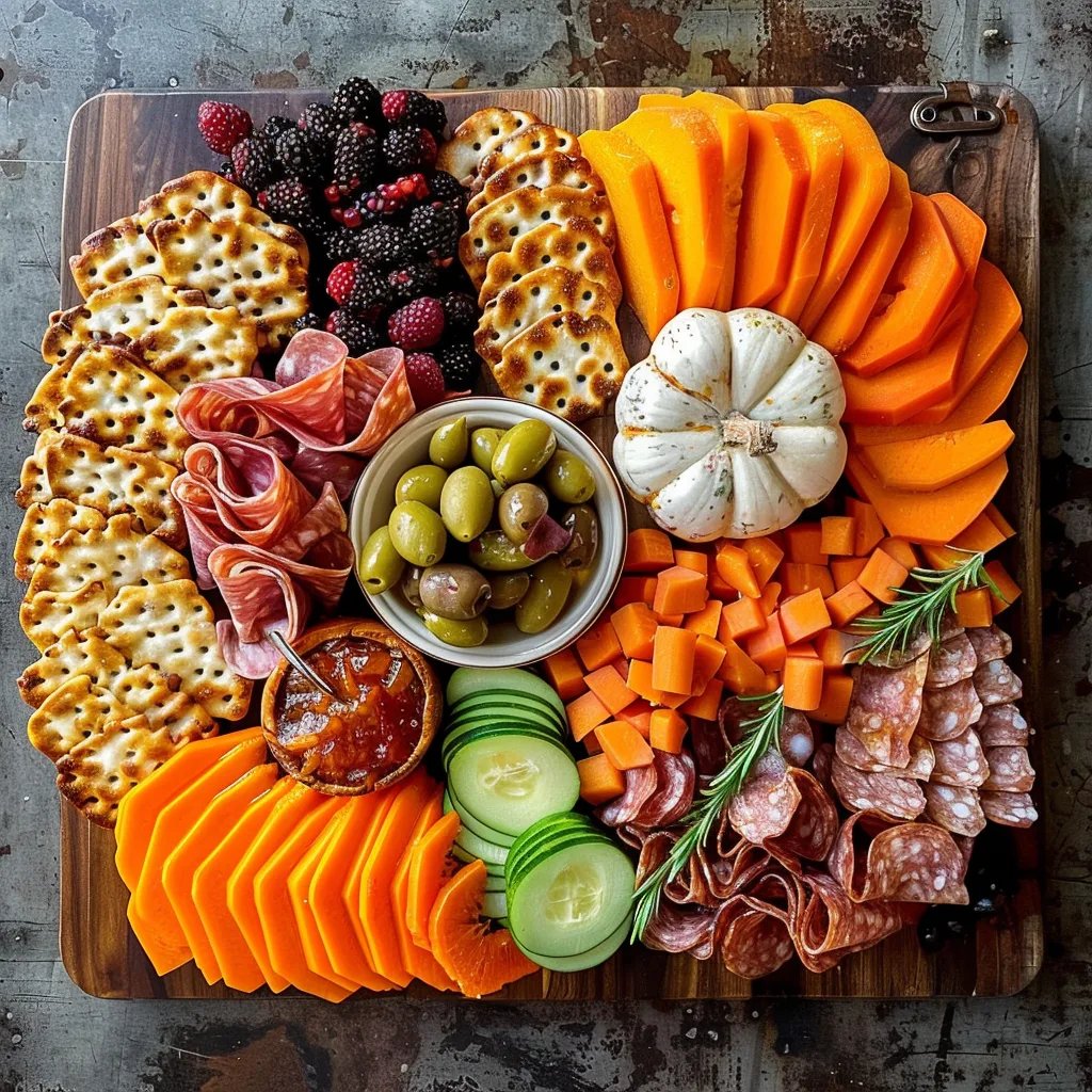 Pumpkin Charcuterie Board