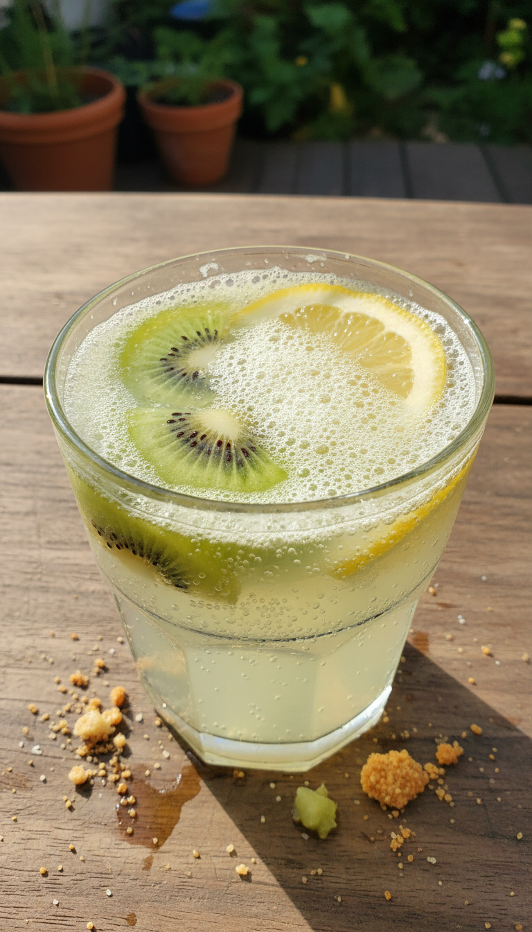 Kiwi and Lemon Sparkler