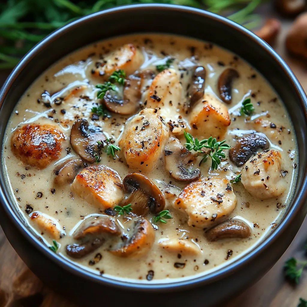 Creamy Mushroom Chicken & Wild Rice Soup: An Incredible 7-Ingredient Recipe