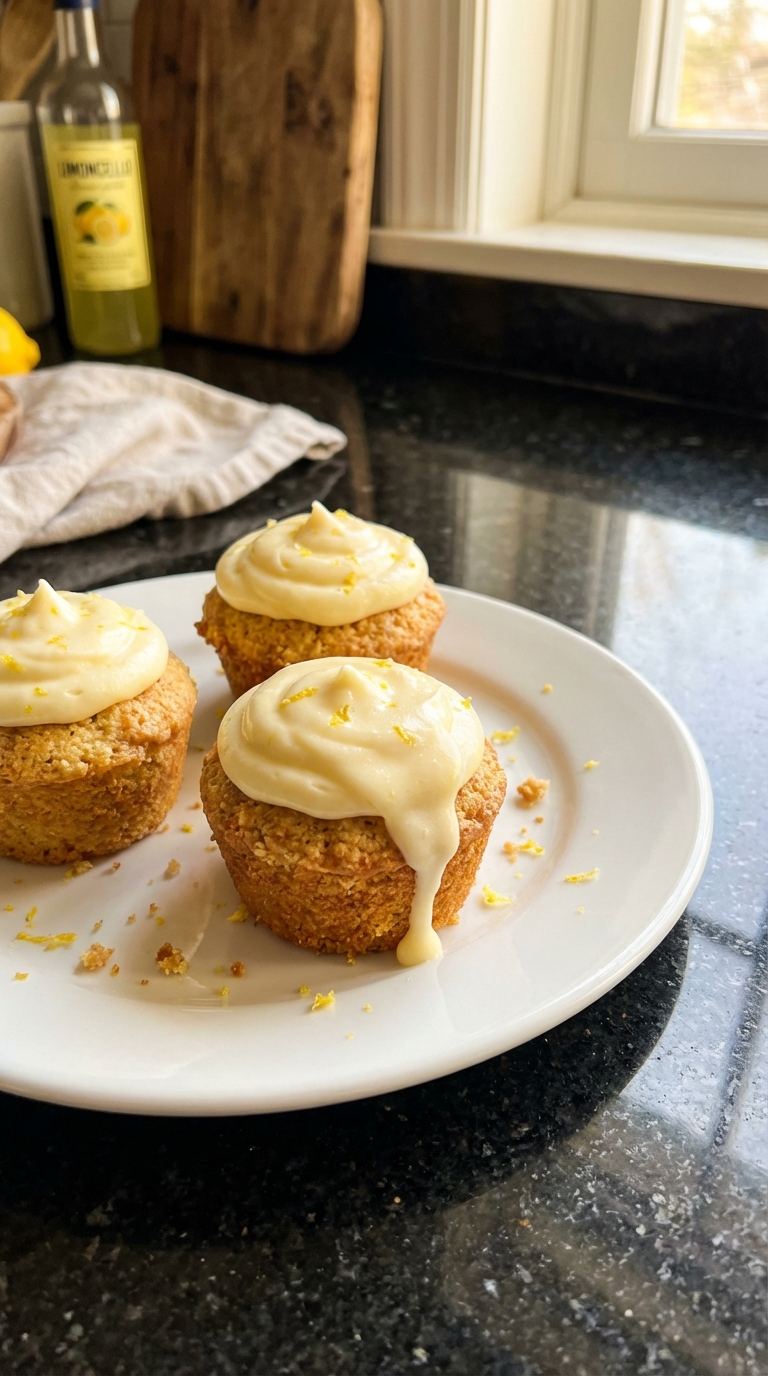 Limoncello Cupcakes with Zest