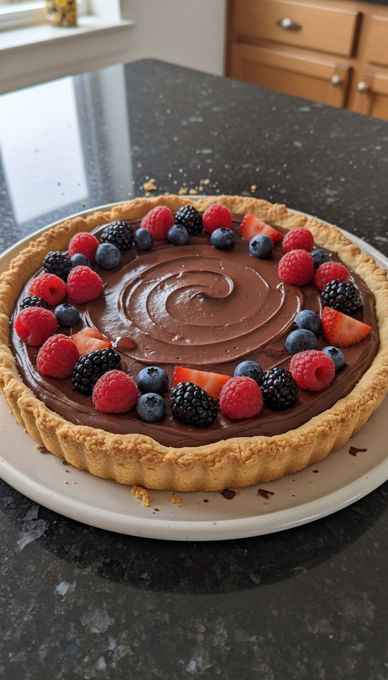 Elegant Chocolate Berry Tart