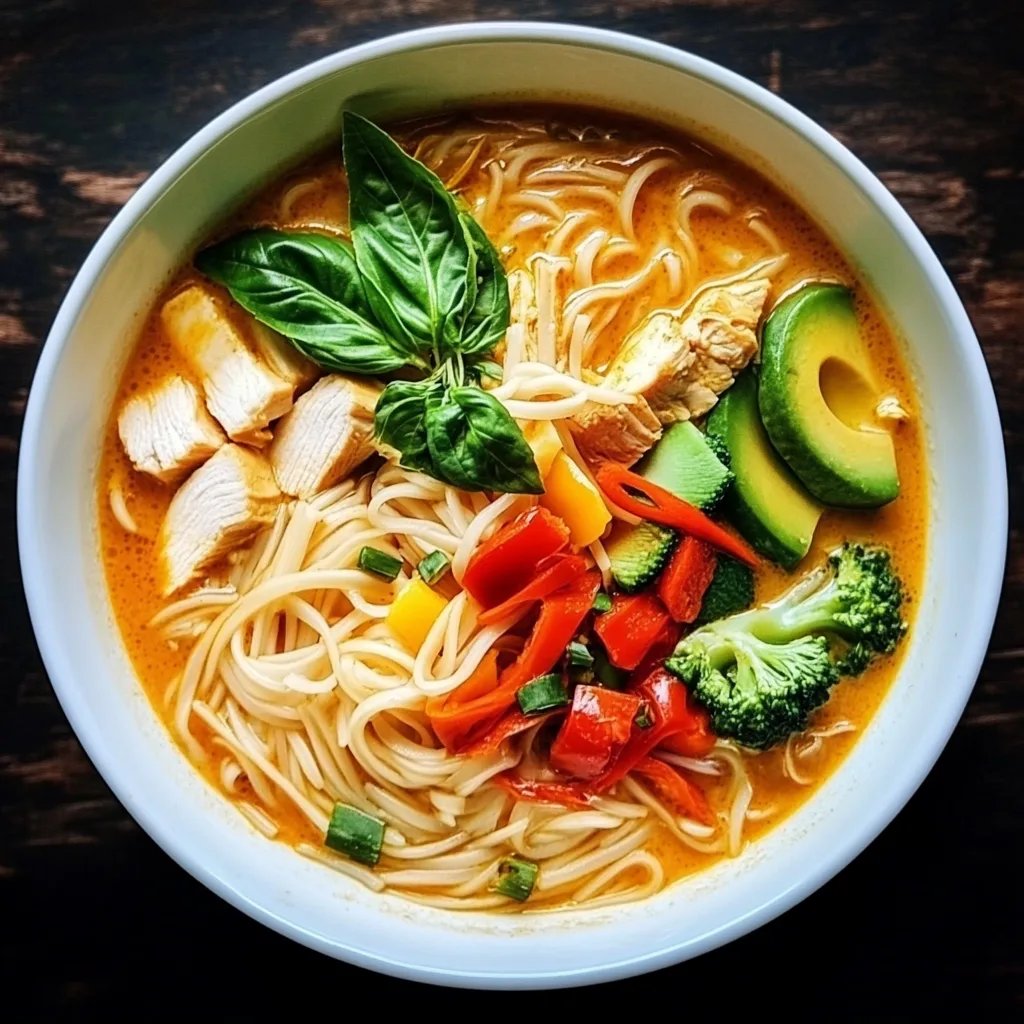 Thai Curry Chicken Noodle Soup