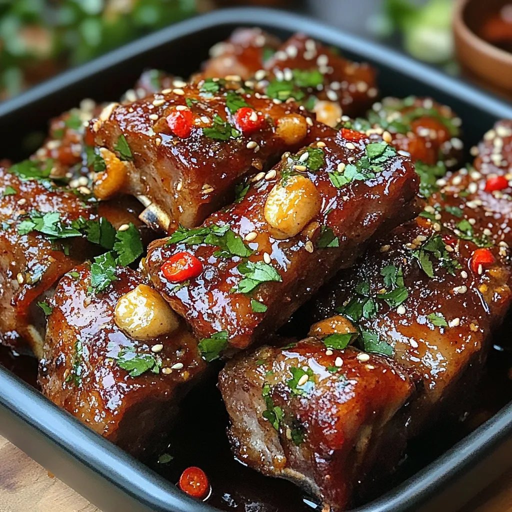 Thai Style Sweet Chili Ribs: An Incredible 7-Ingredient Recipe