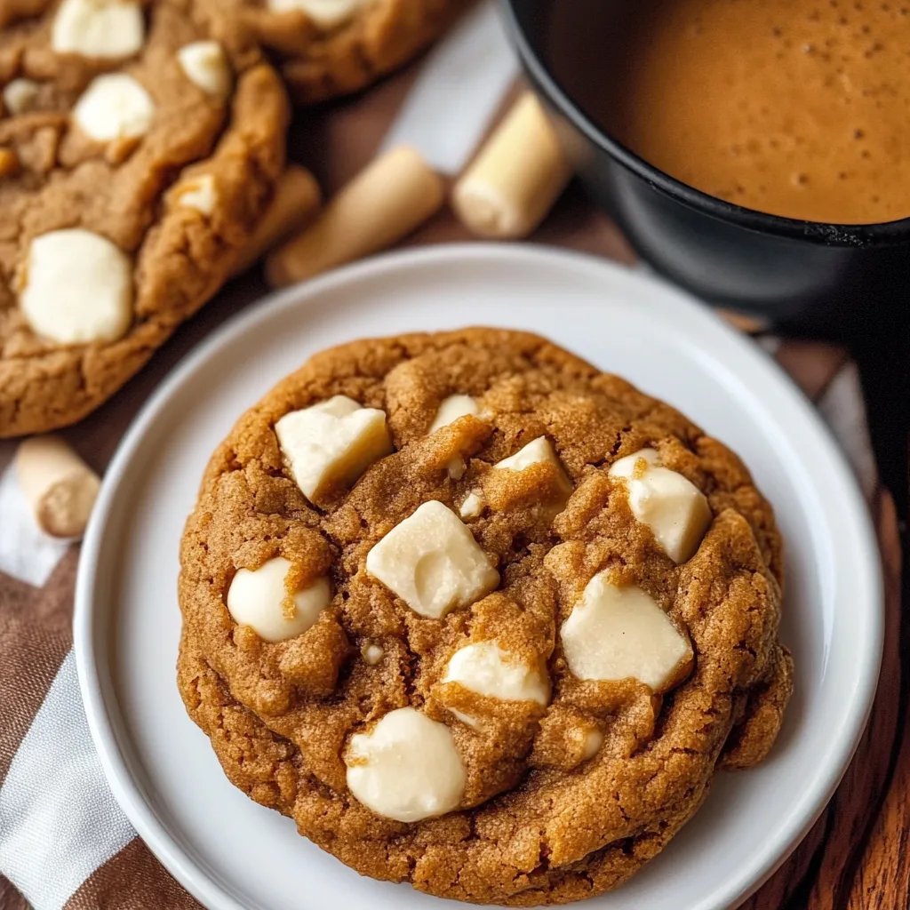 Pumpkin White Chocolate Chip Cookies