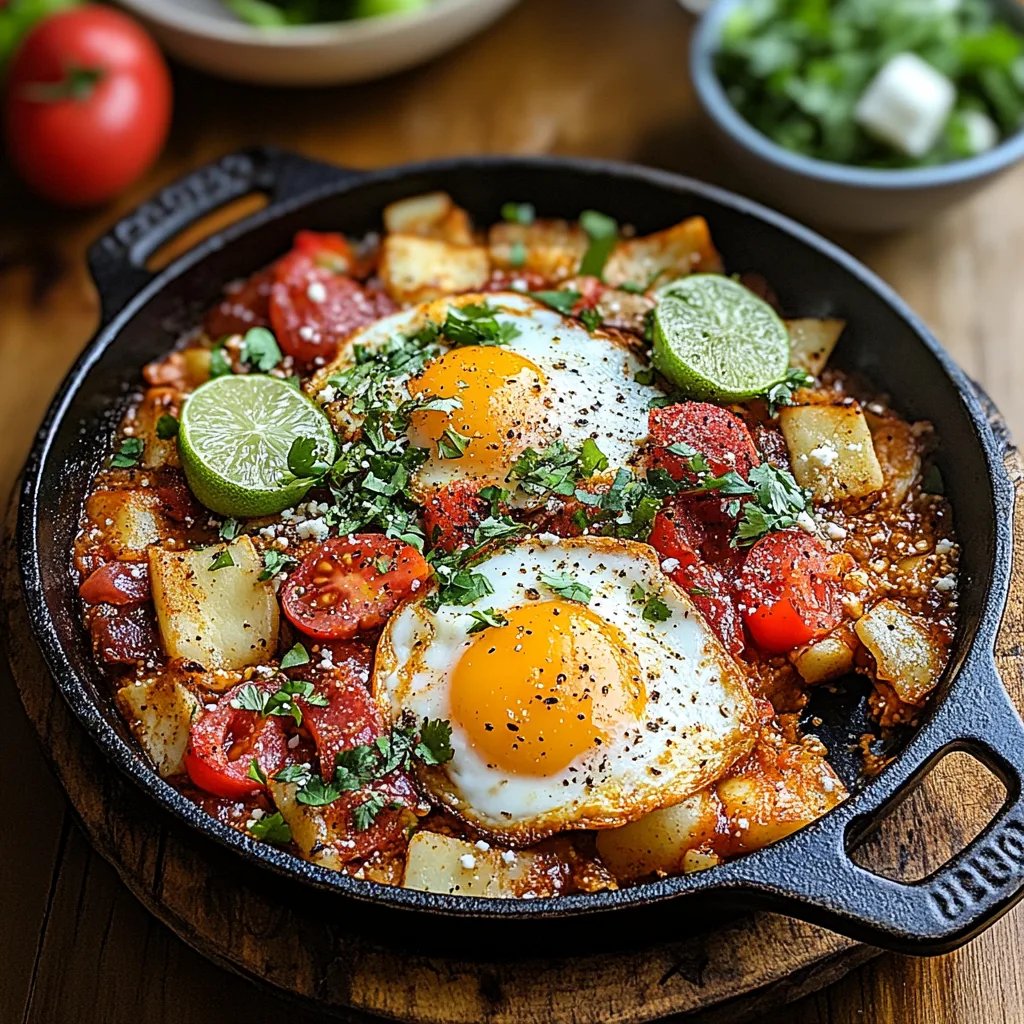 Skillet Huevos Rancheros: An Amazing Ultimate Recipe for 4