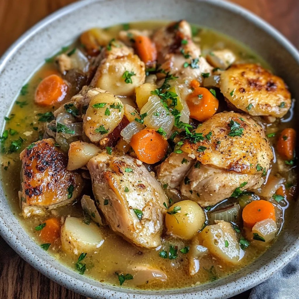 Slow Cooker Chicken Stew