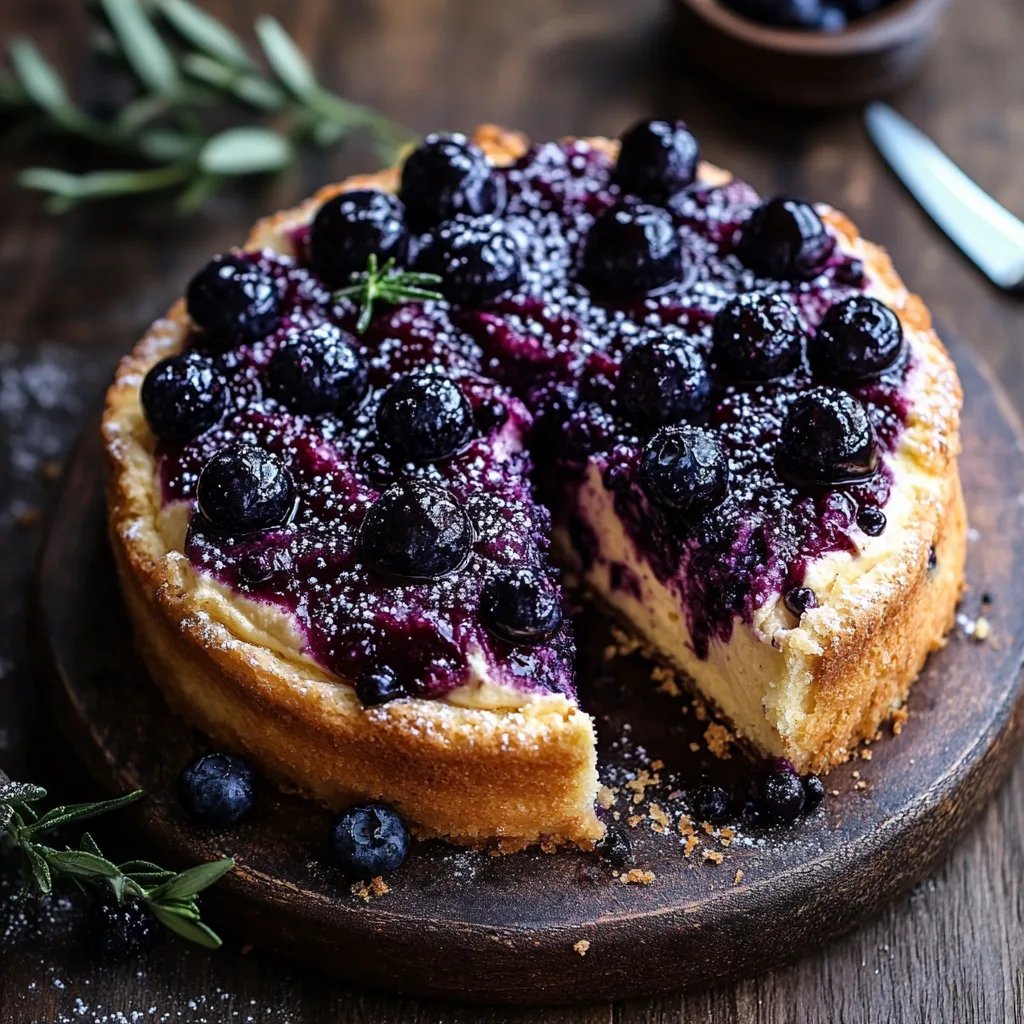 Simple Blueberry Basque Cheesecake: An Amazing Ultimate Recipe