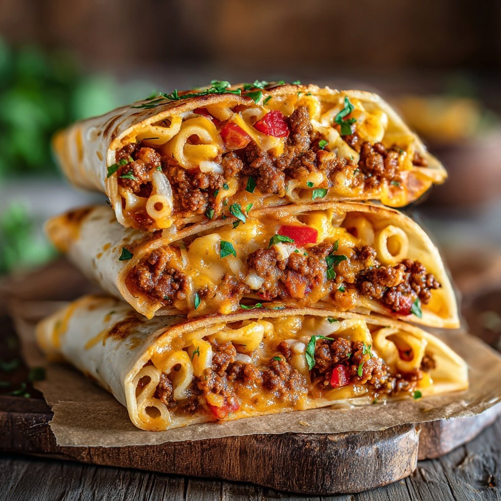 Zesty Taco Pasta Wraps