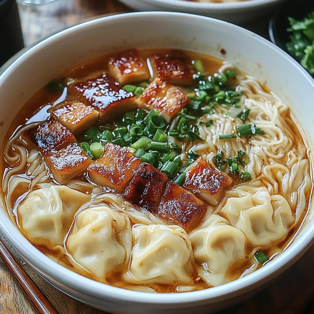 Wonton Char Siu Noodle Soup: An Incredible Ultimate Recipe