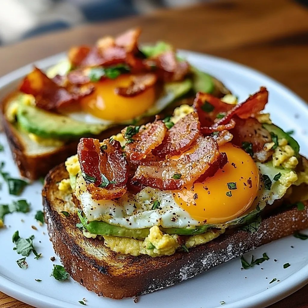 Bacon, Egg, and Avocado Toast: The Incredible Ultimate Recipe