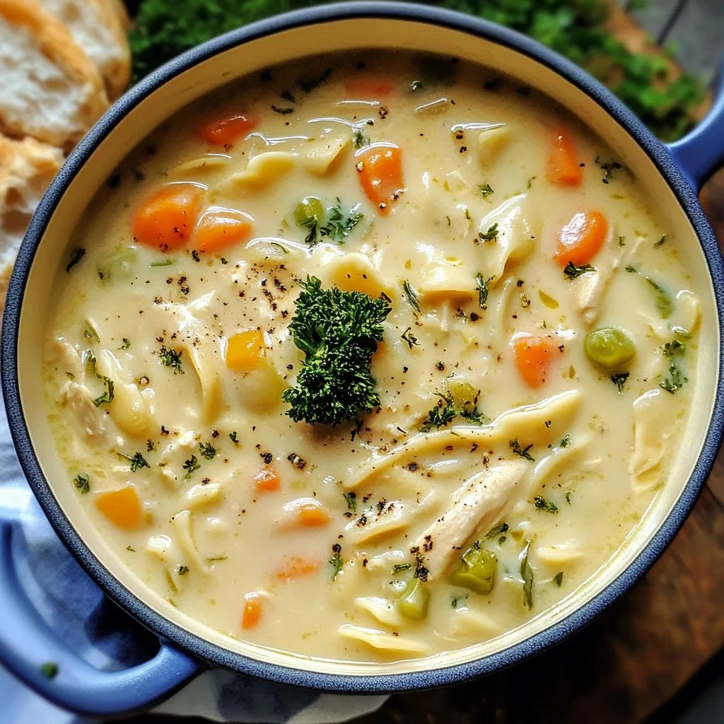 Creamy Chicken Noodle Soup