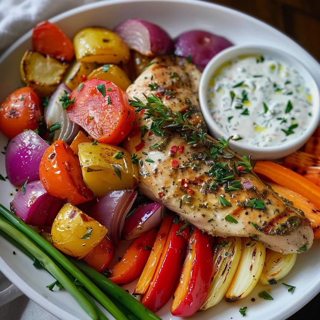 20-Minute Veggie Turkey with Herb Ranch