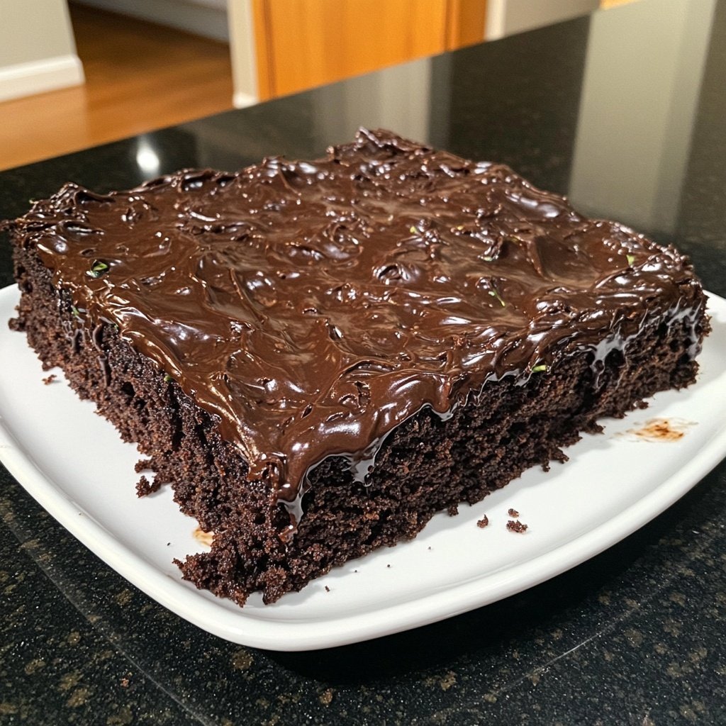 Chocolate Zucchini Sheet Cake