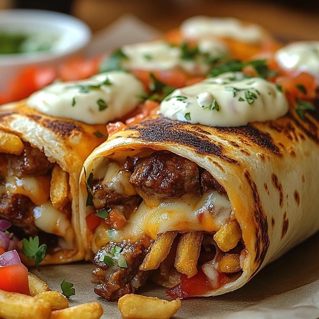<p>Steak & Cheese Dirty Fry Burritos: The Ultimate Amazing Recipe</p>