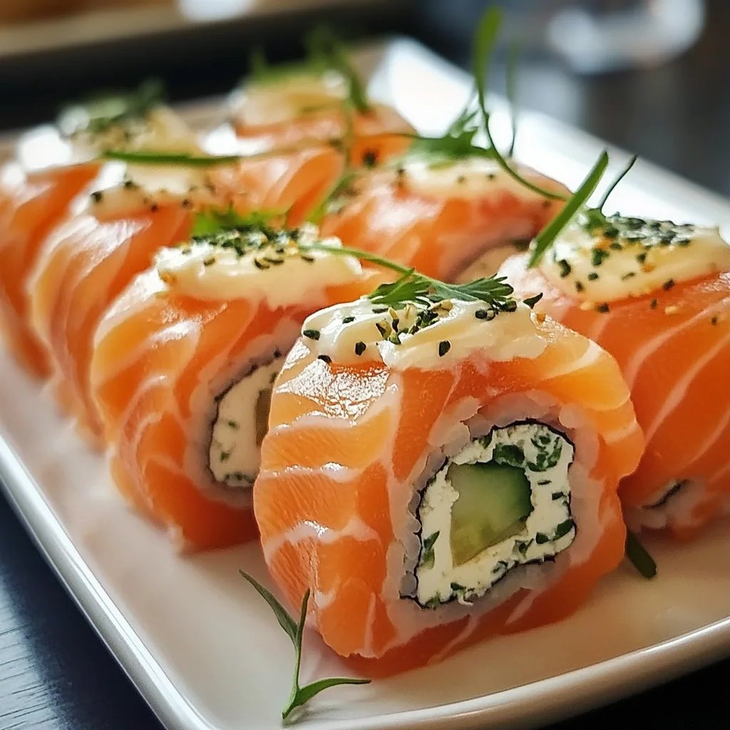 Elegant Chatelaine Smoked Salmon Rolls