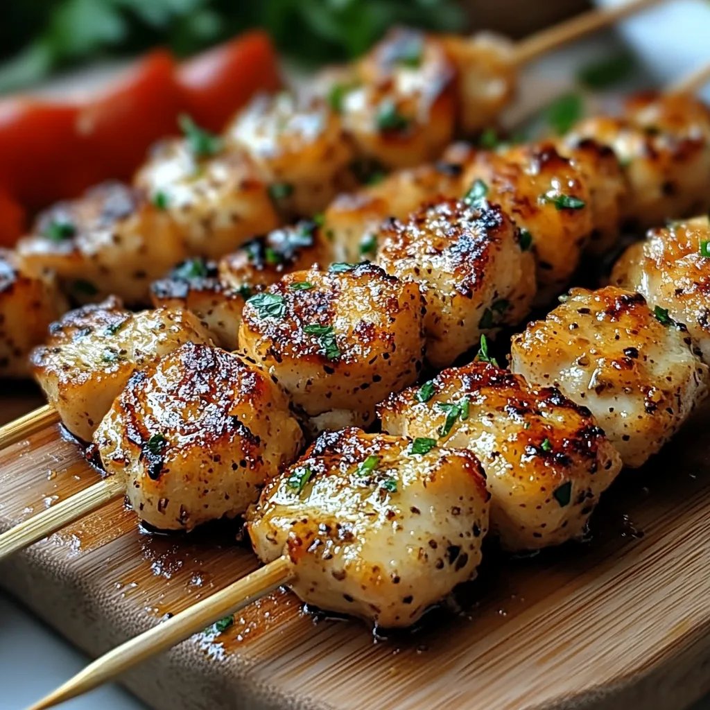 Juicy & Crispy Garlic Parmesan Chicken Skewers: An Incredible Ultimate Recipe
