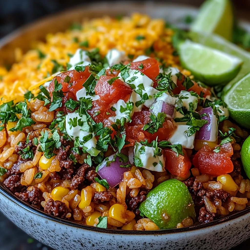 Quick & Easy Taco Rice Bowl: An Amazing Essential Recipe