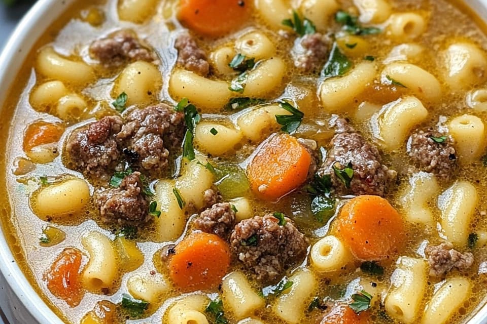 One Pot Macaroni Cheeseburger Soup: An Amazing Ultimate Recipe