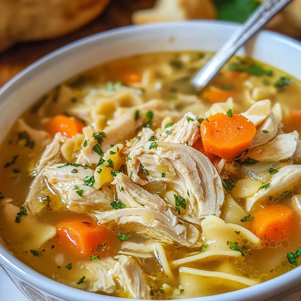 Easy Homemade Chicken Noodle Soup