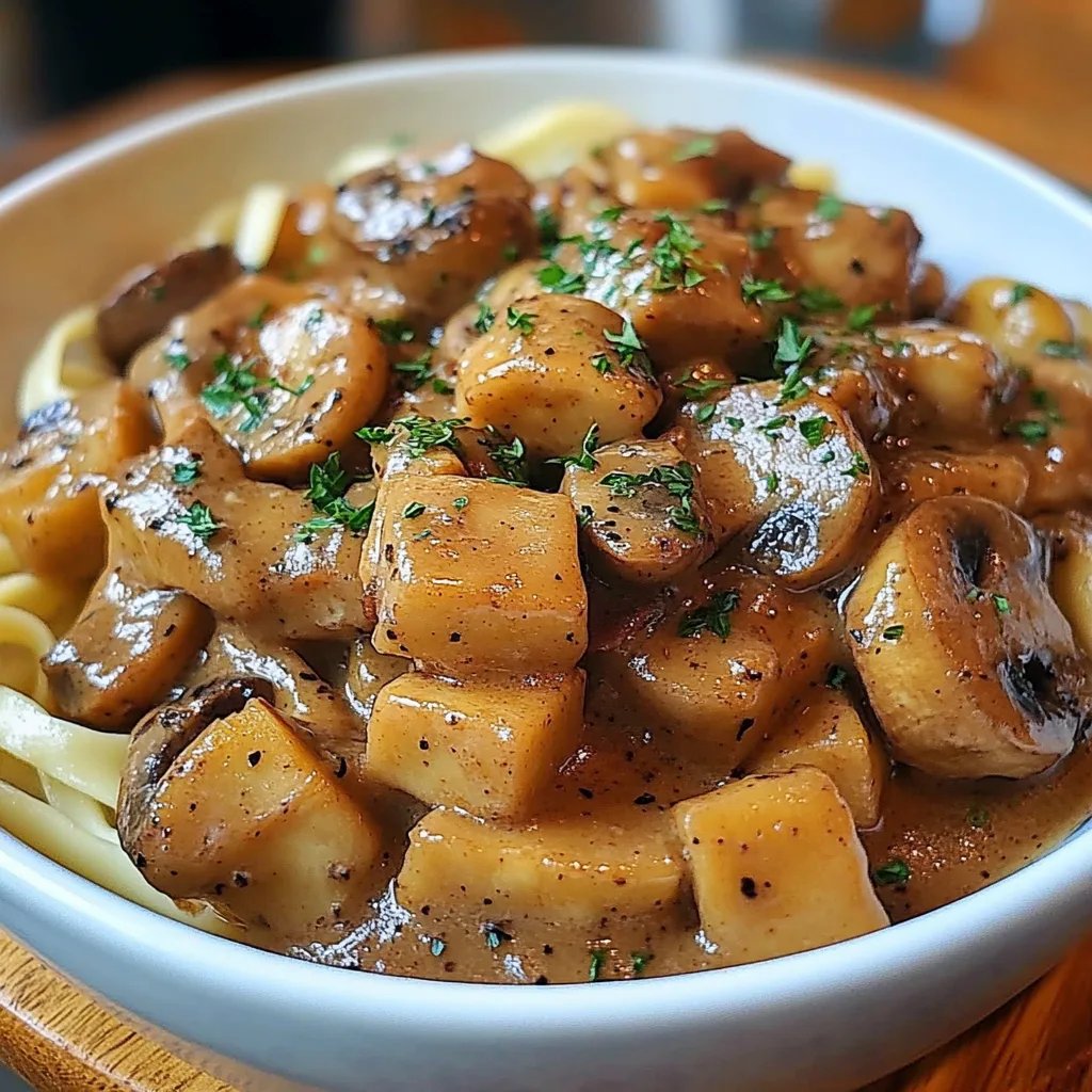 <p>Mushroom and Seitan Stroganoff: An Amazing Ultimate Recipe</p>