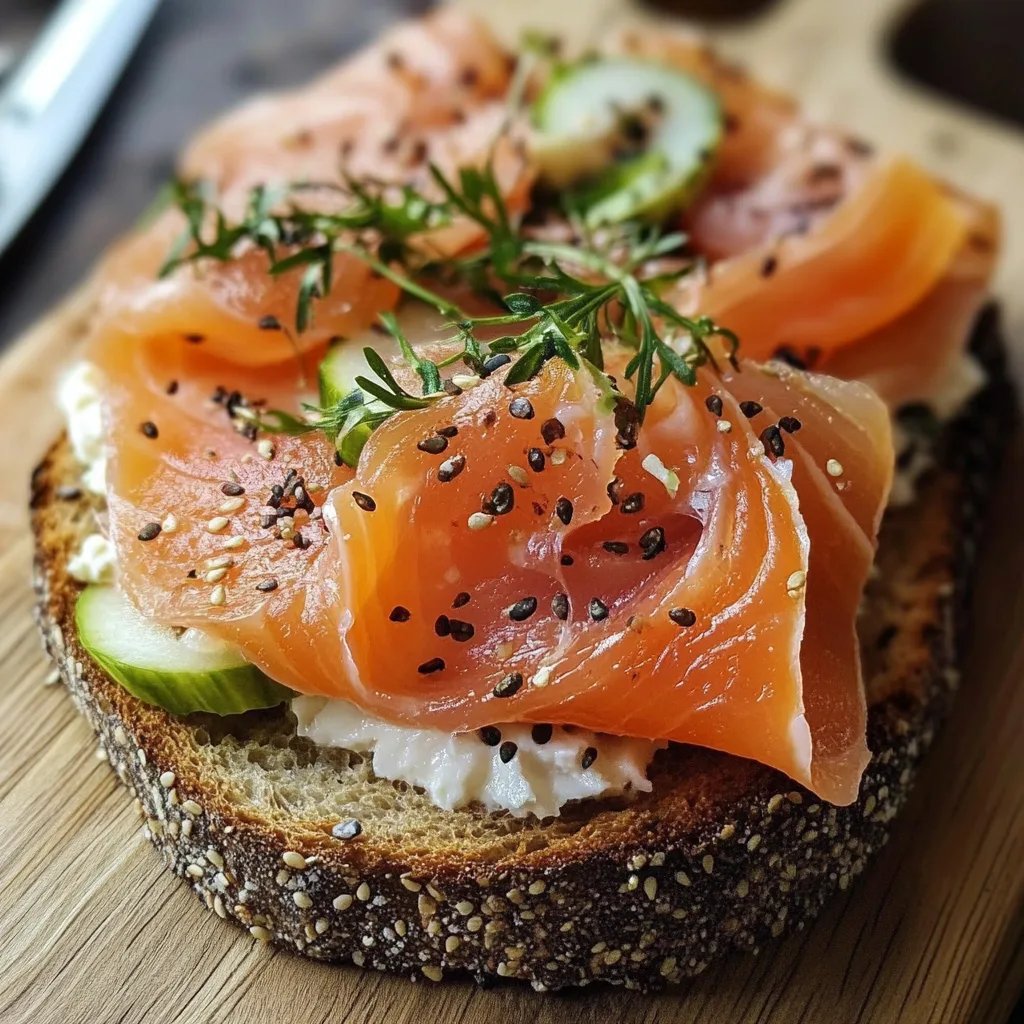 Smoked Salmon on Rye
