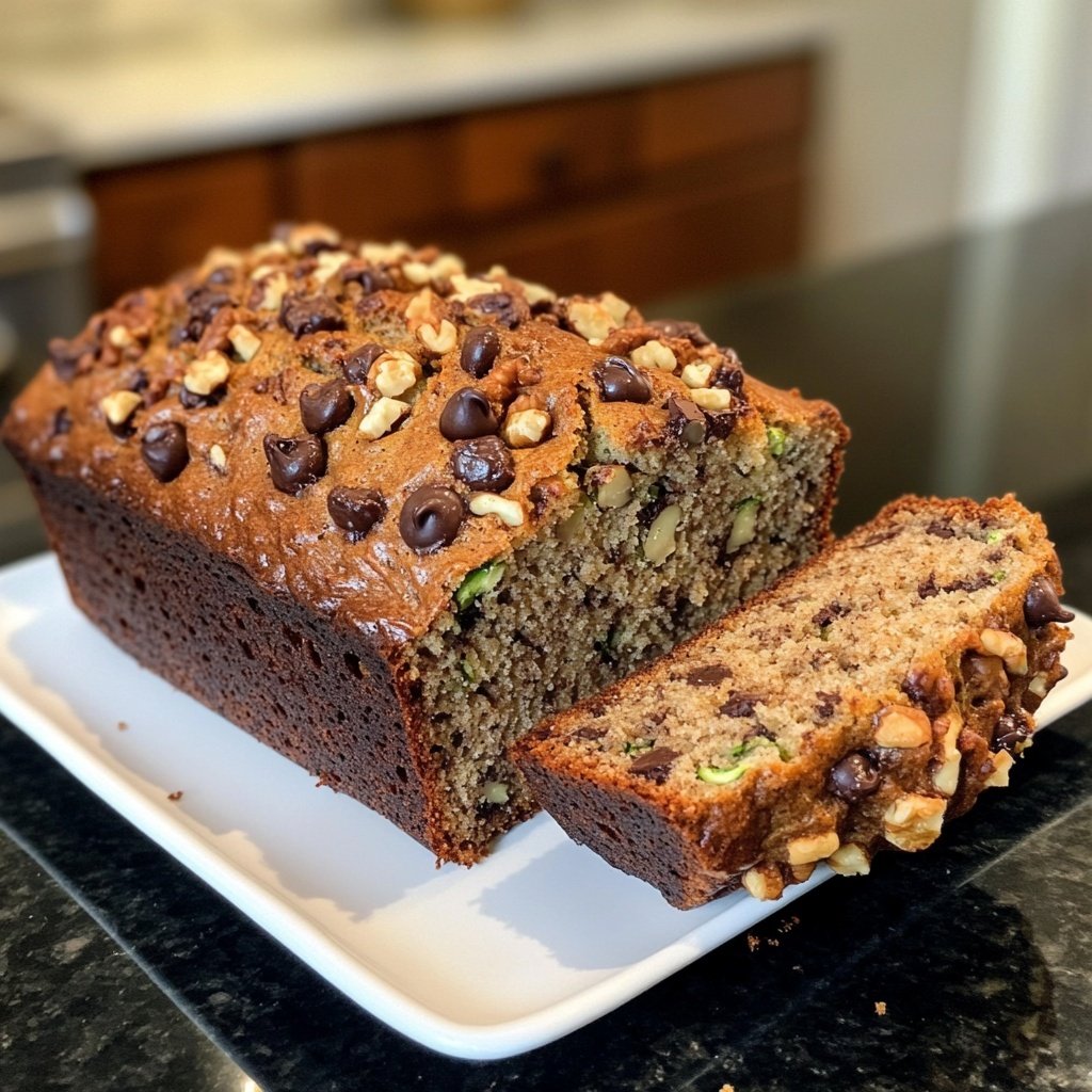 Zucchini Banana Bread Loaf