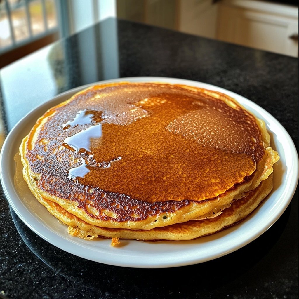 Cardamom and Orange Blossom Breakfast Pancakes