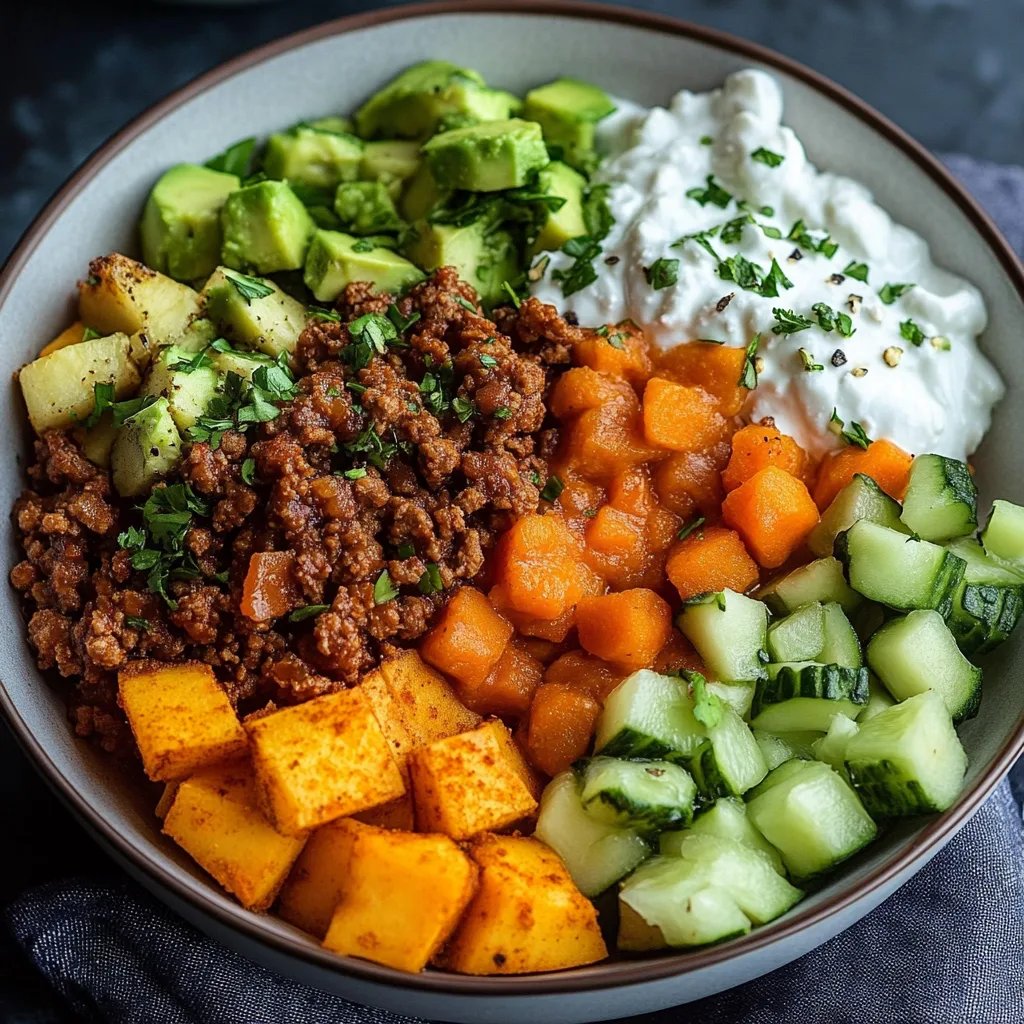 Viral Cottage Cheese Sweet Potato Ground Beef Bowls: An Incredible Ultimate Recipe