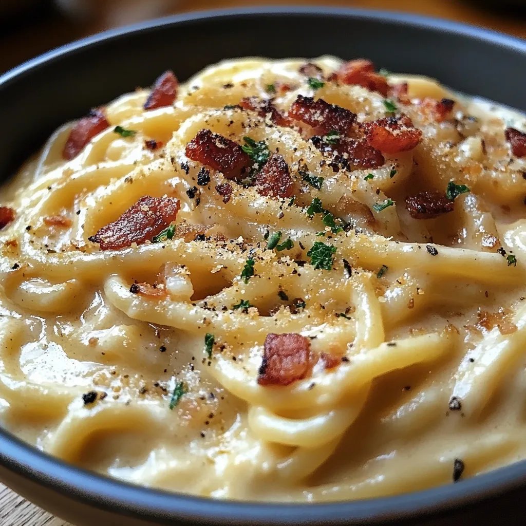 <p>Creamy Bacon Carbonara Pasta: An Amazing Ultimate Recipe</p>