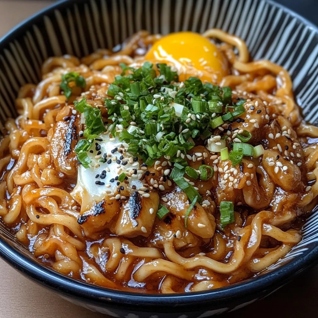 Chili Garlic Udon Noodles: An Incredible Ultimate Recipe with 7 Layers of Flavor