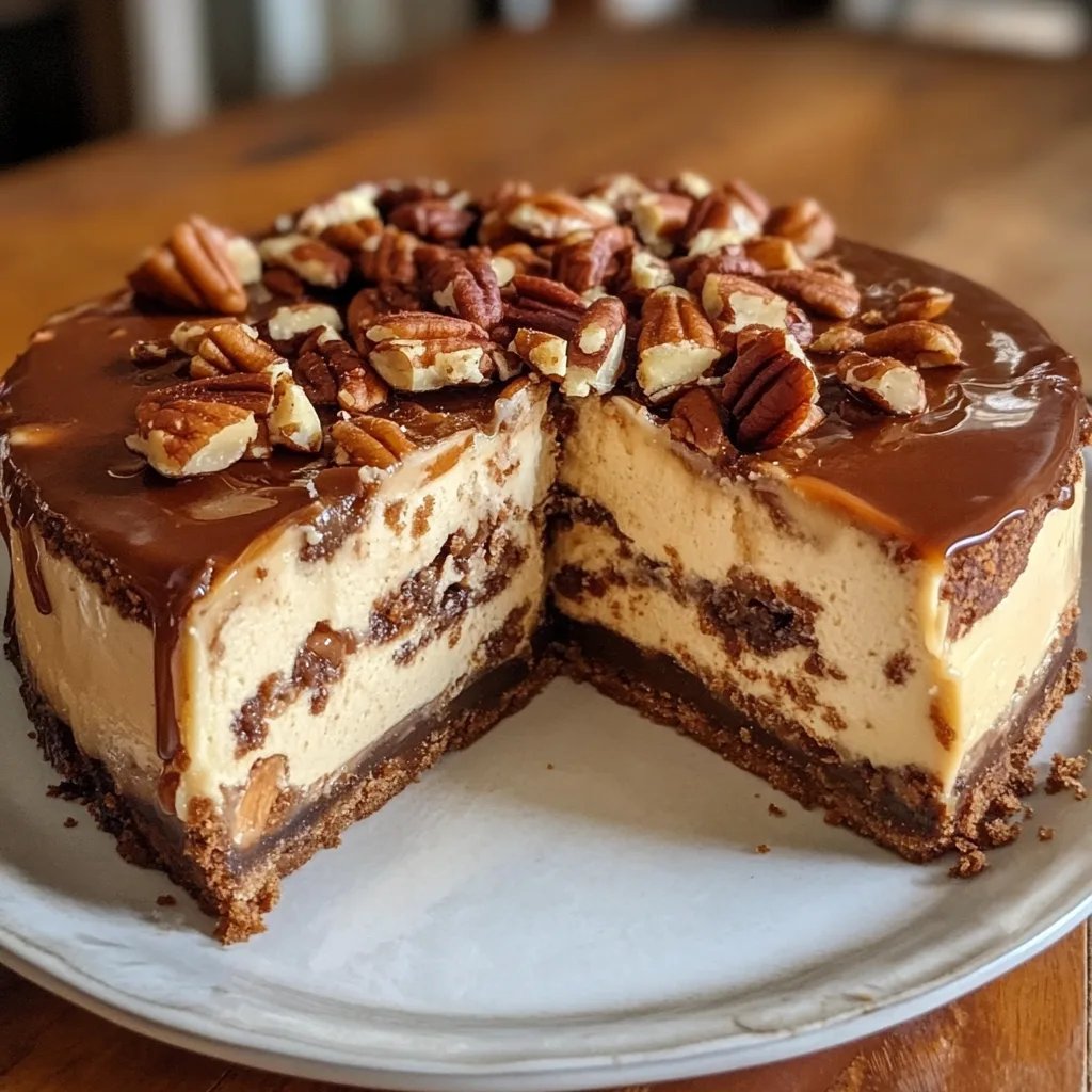 Decadent Pecan Caramel Cheesecake