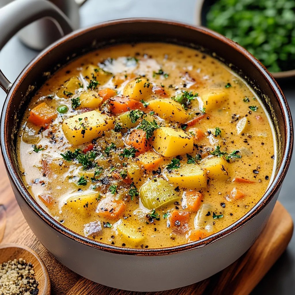 One Pot Creamy Vegetable Soup: An Incredible Secret Recipe