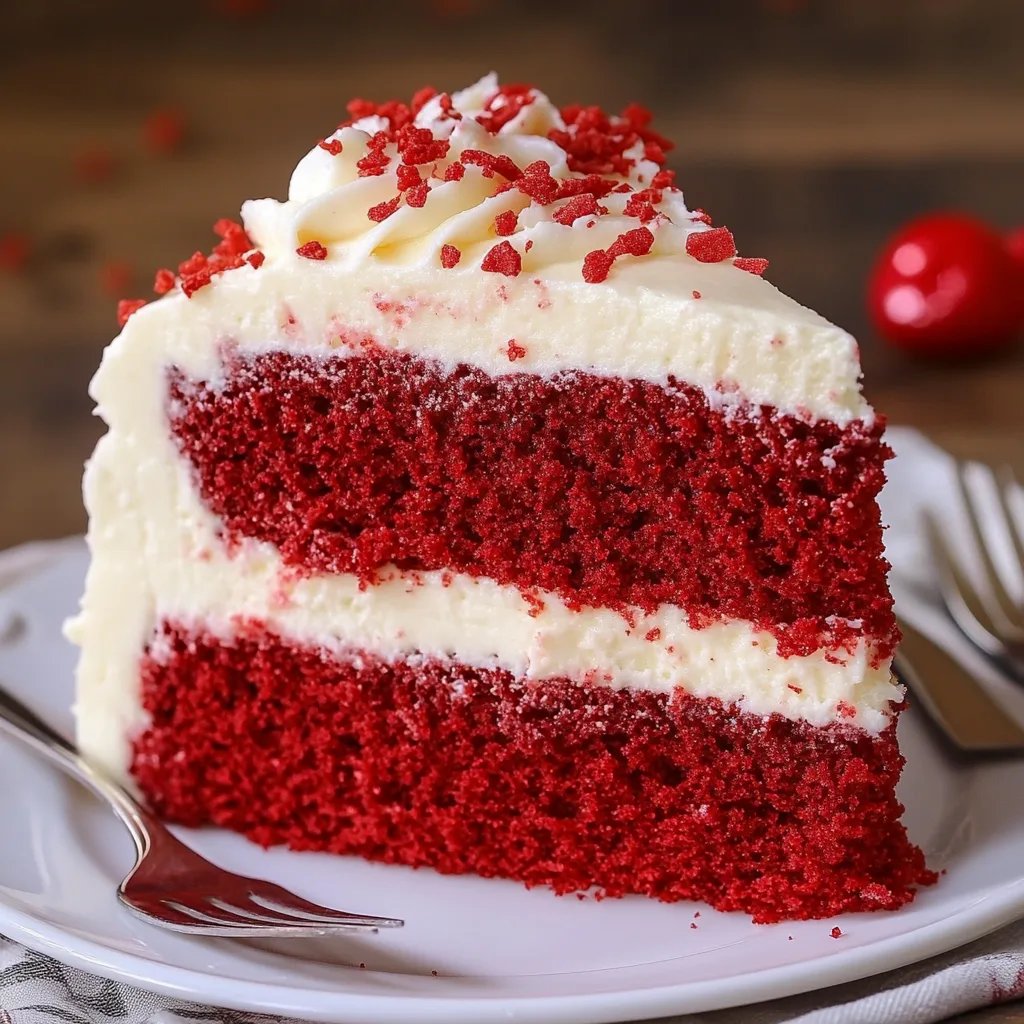 Very Moist & Soft Red Velvet Cake
