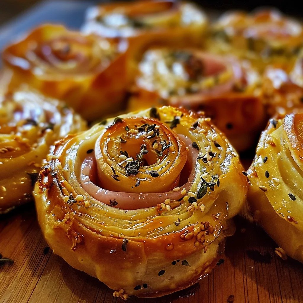 Ham and Cheese Pinwheels